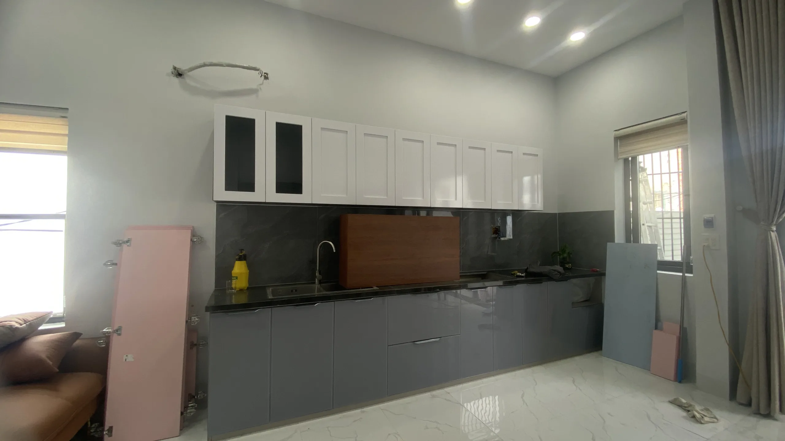 Công trình cải tạo nội thất thực tế khu bếp - Mộc Ngân Phát