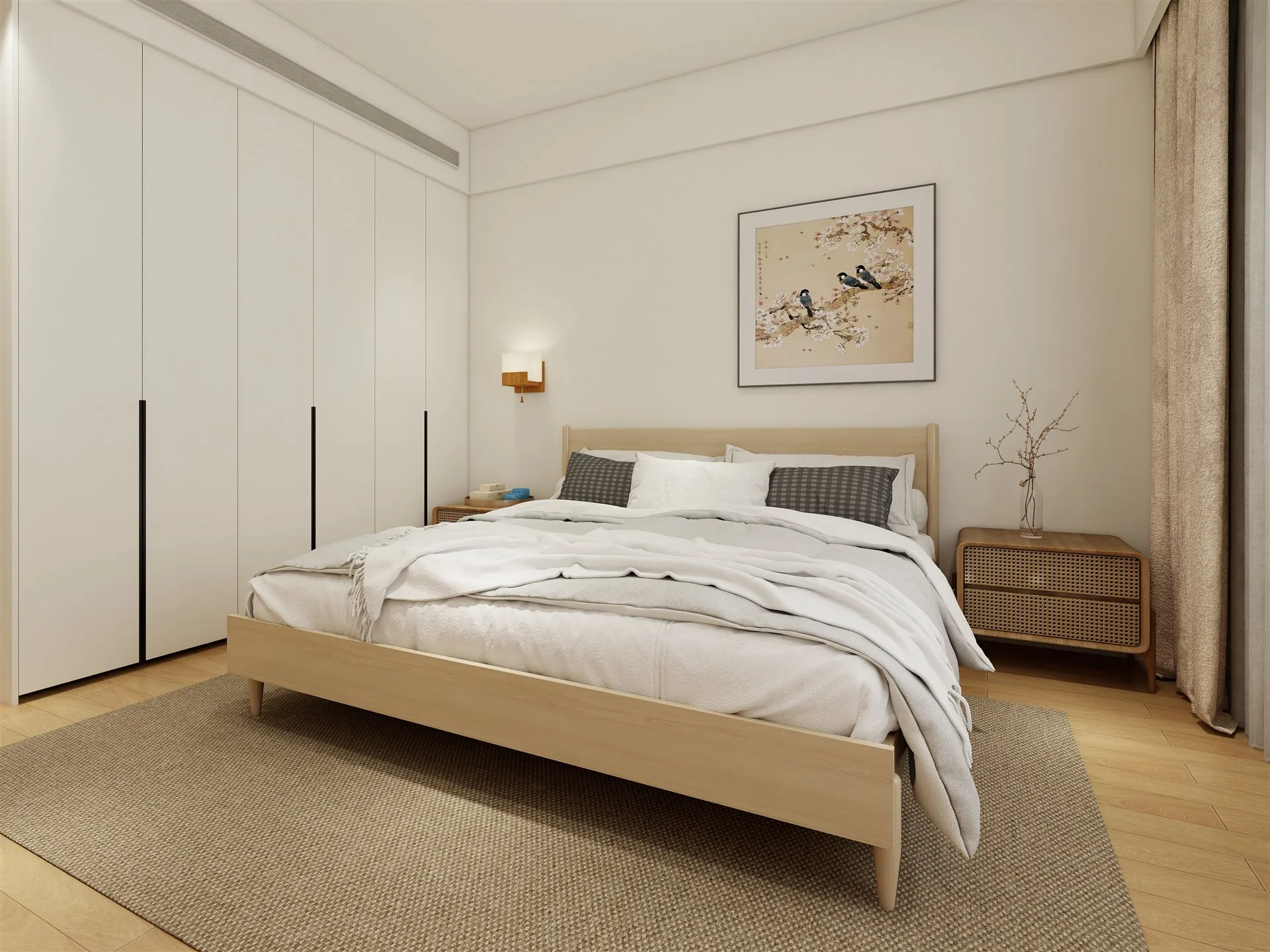 Nội thất căn hộ hoàn thiện Mộc Ngân Phát
