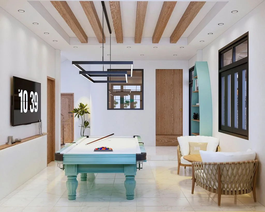 Phối cảnh nội thất villa Mộc Ngân Phát